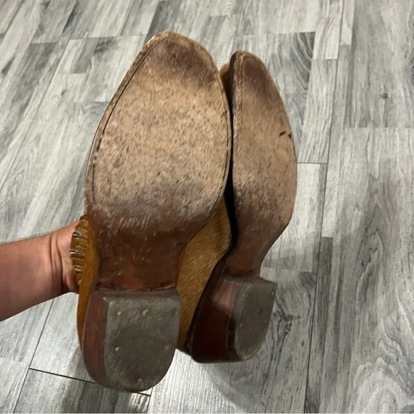 Brown Hair On ankle boots - Picture 9 of 11